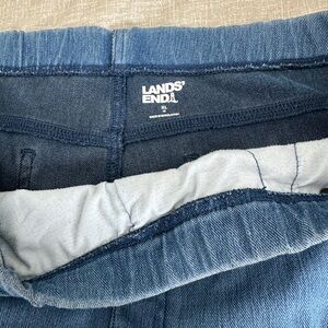 Lands' End Pull on Crop Jeans